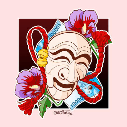 Money Heist Korea Mask (fanart)