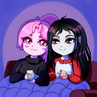 Bubbleline (fanart adventure time)